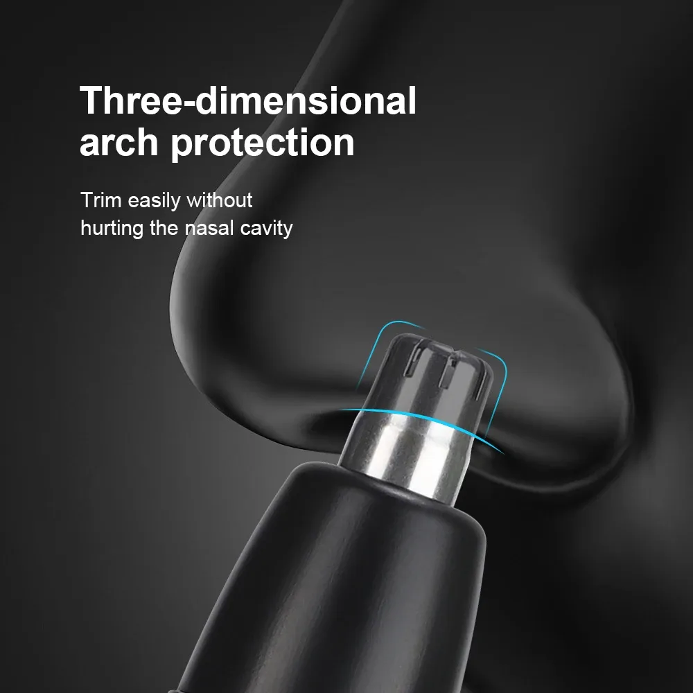 Tondeuse nez électrique rechargeable et automatique, unisexe, lavable, indolore 3