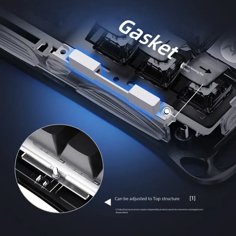 Finition noire Cocoon du clavier GravaStar K1