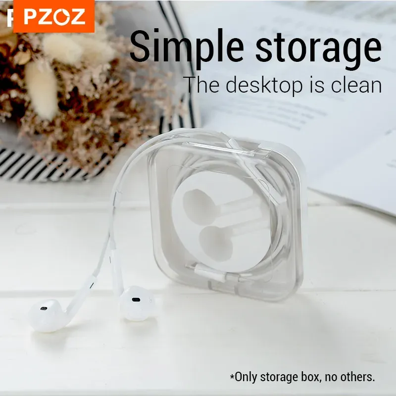 PZOZ – Boîte de rangement pour câbles de chargeur Apple Watch, écouteurs filaires et câbles USB-C pour MacBook, étui organisateur de câbles 5