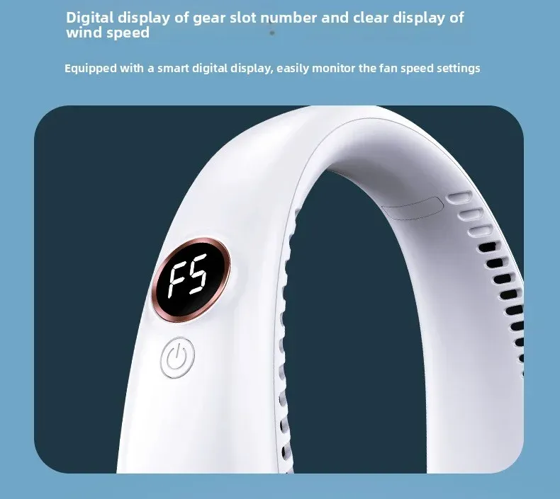 Ventilateur de cou en usage quotidien