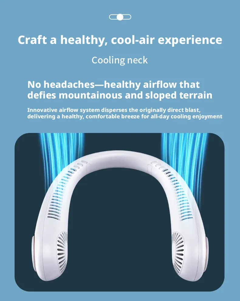 Détail du ventilateur de cou