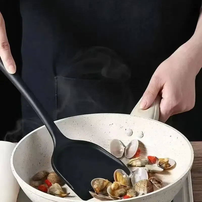 Spatule de cuisine en silicone, petite spatule domestique résistante aux hautes températures 6
