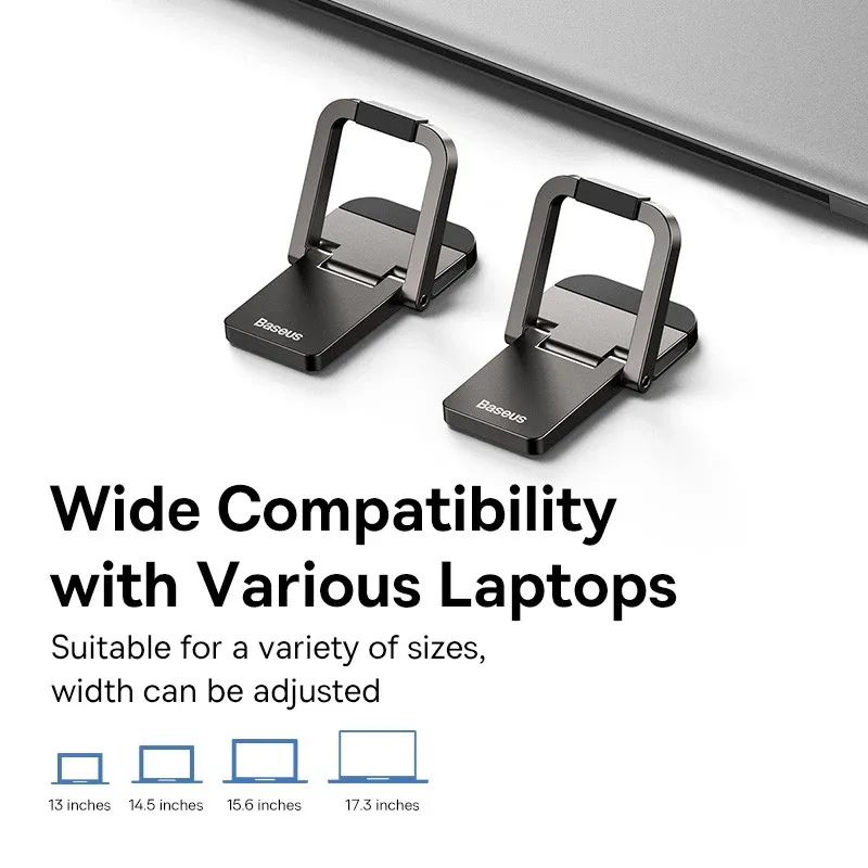 Baseus Support d'ordinateur portable en aluminium pour MacBook et Xiaomi 2