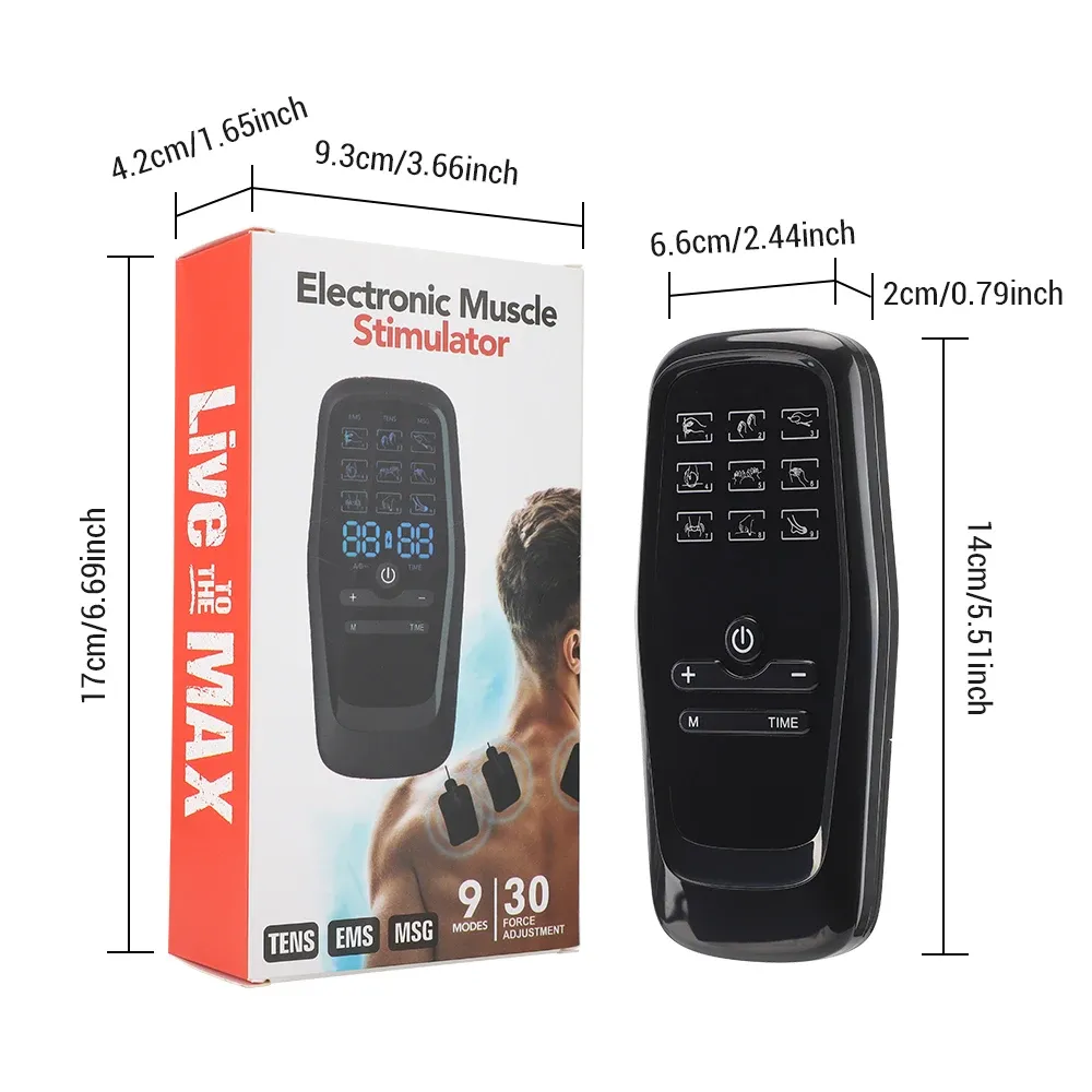 Stimulateur musculaire EMS TENS finition et ergonomie