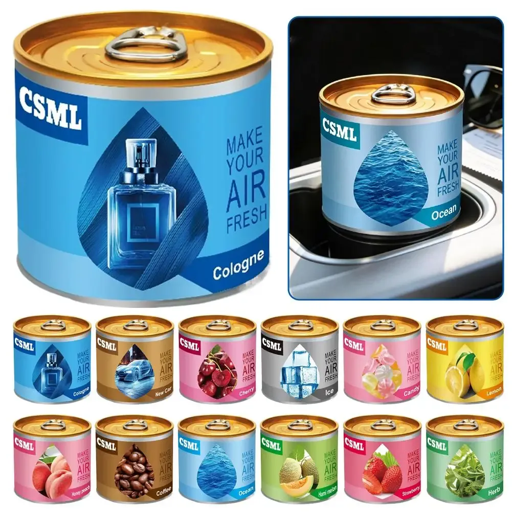 Désodorisant solide bio parfum chewing-gum en boîte pour voiture et maison, longue durée - Image 1