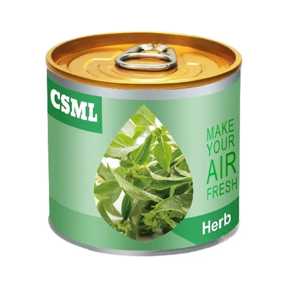 Désodorisant solide bio parfum chewing-gum en boîte pour voiture et maison, longue durée 6