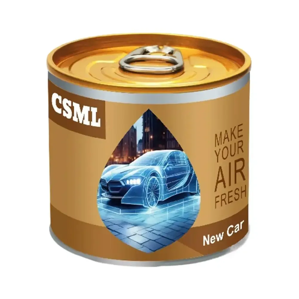 Désodorisant solide bio parfum chewing-gum en boîte pour voiture et maison, longue durée 17