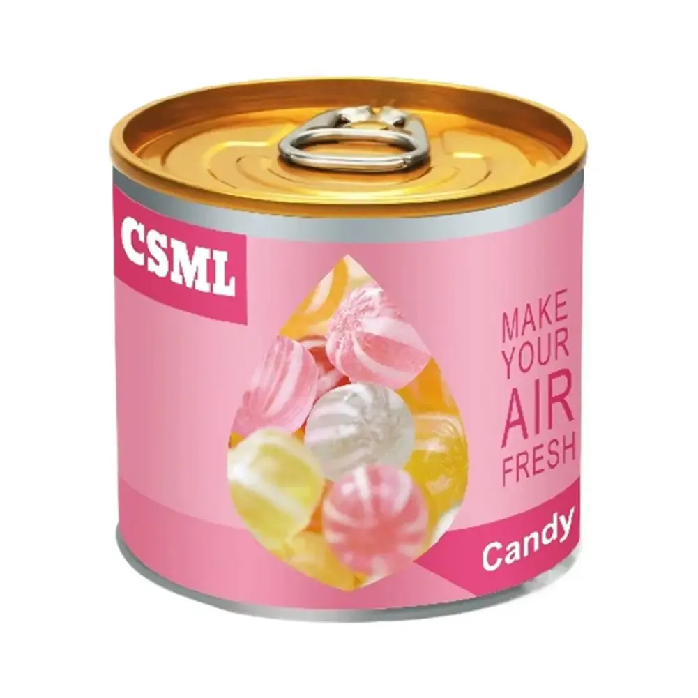 Désodorisant solide bio parfum chewing-gum en boîte pour voiture et maison, longue durée 14