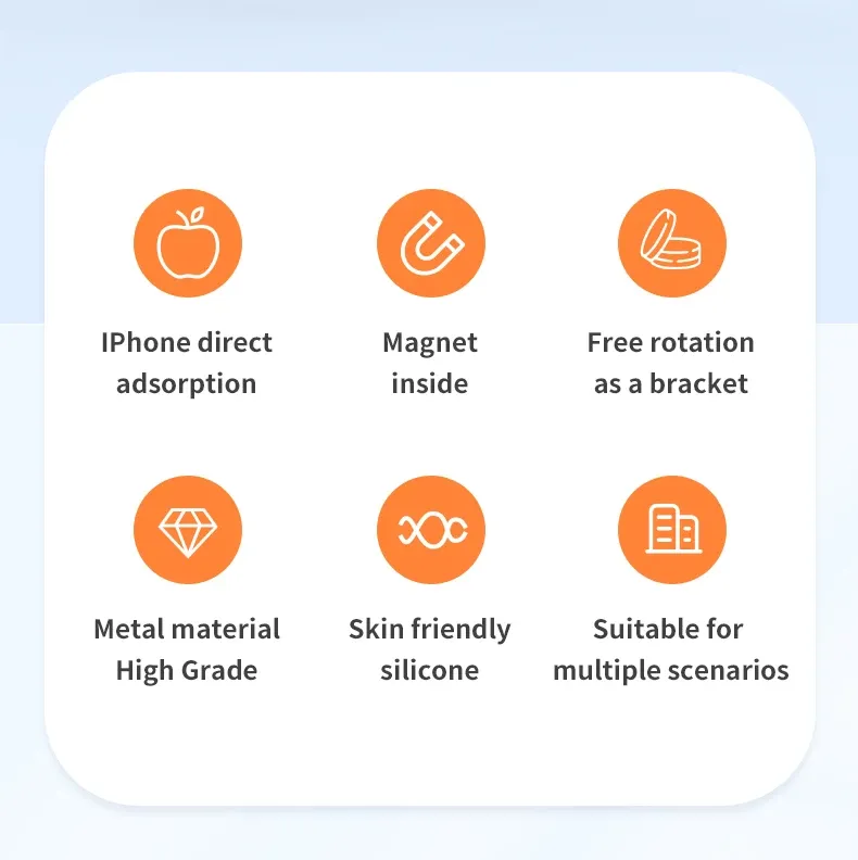 Vue détaillée du support magnétique