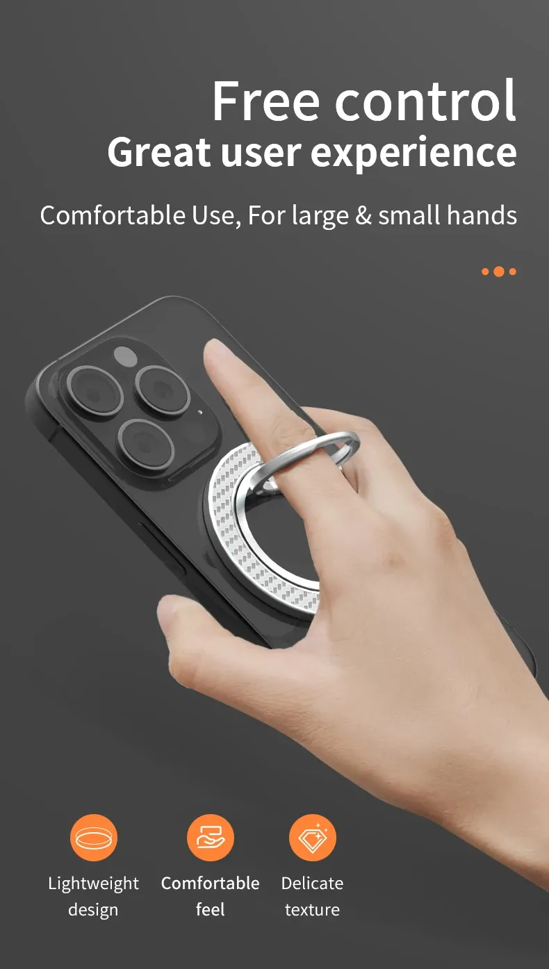 Support téléphone à fixation magnétique
