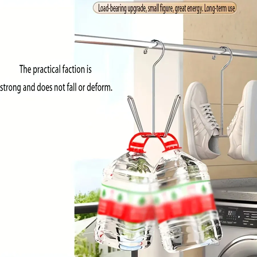 Séchoir à chaussures en acier inoxydable, finitions soignées