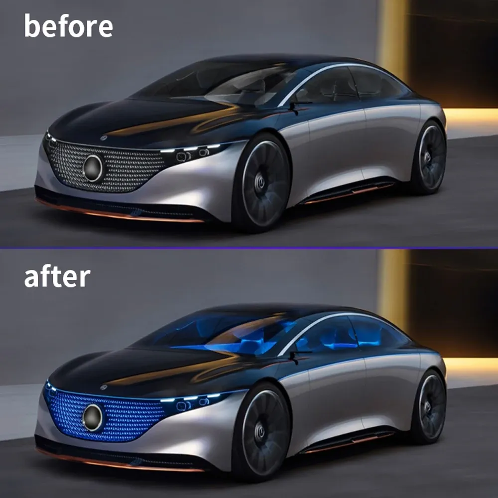 Personnalisation de l'intérieur automobile par la lumière