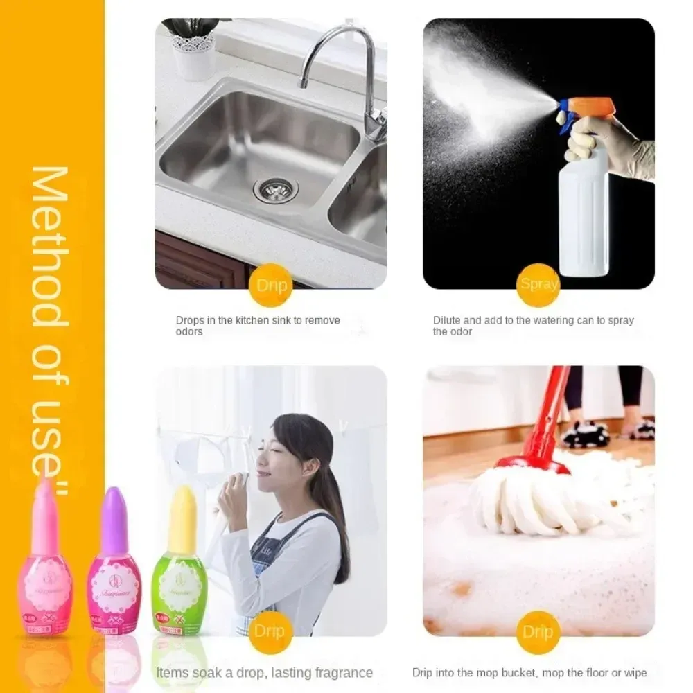 Déodorant liquide Yuan en une goutte, 20 ml, parfum d'aromathérapie pour toilettes, désodorisant d'intérieur 4
