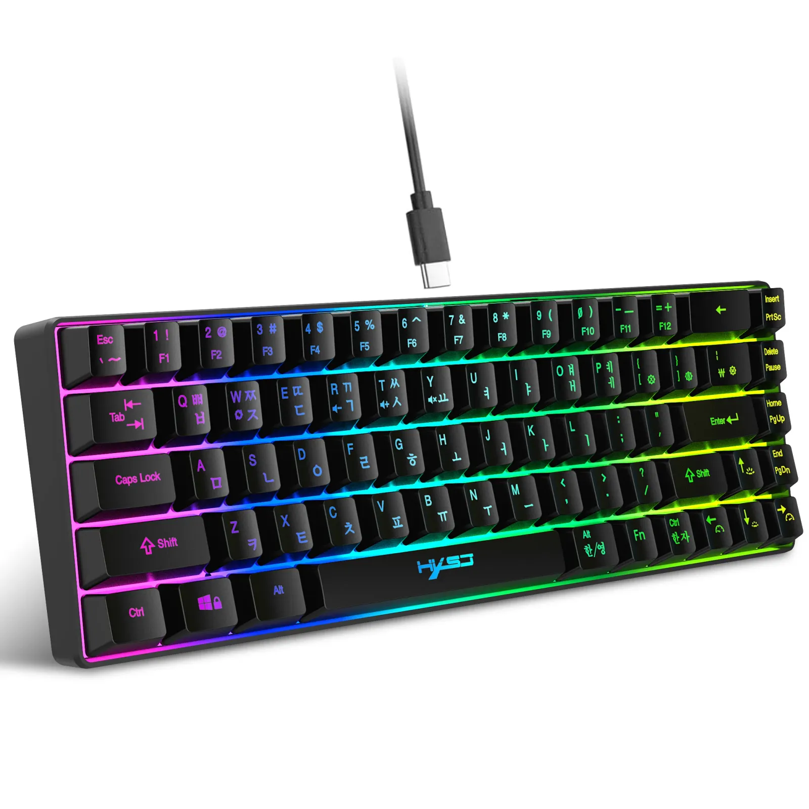 Clavier de jeu RVB filaire