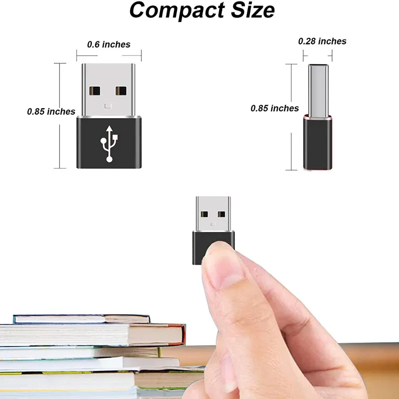 Adaptateur USB 3.0 vers USB-C 3.1, USB Type-C femelle vers USB Type-A mâle, charge rapide et synchronisation des données, convertisseur OTG 3