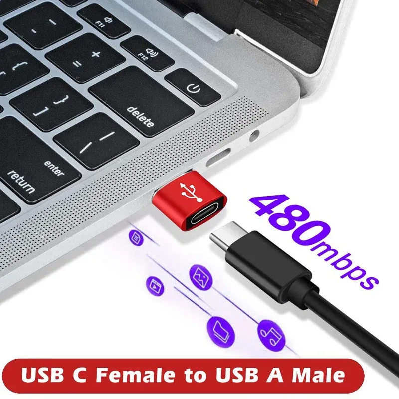 Adaptateur USB-C connexion ordinateur portable