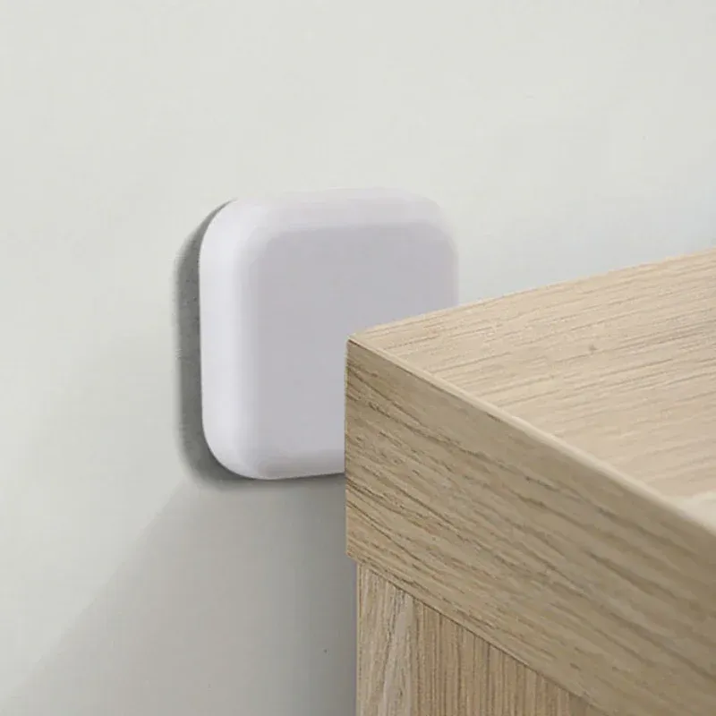 Butoir de Porte en Silicone Auto-adhésif Silencieux, Protection Anti-choc pour Mur et Poignée 6