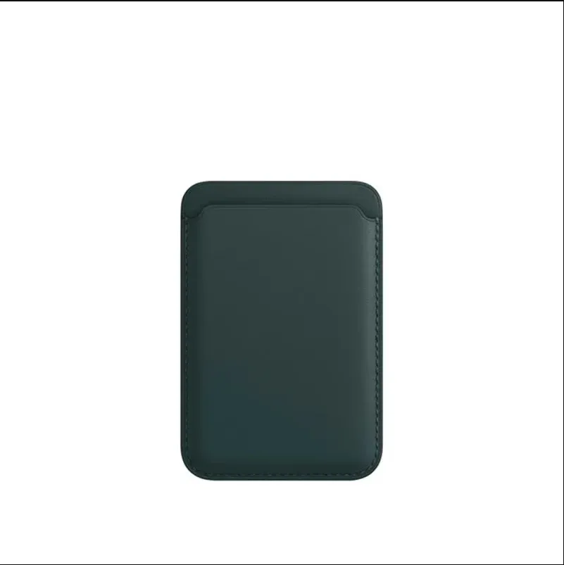 Étui portefeuille magnétique en cuir avec porte-cartes et compatibilité MagSafe 14