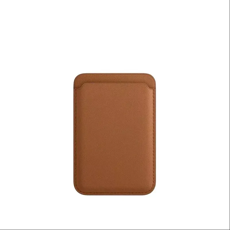 Étui portefeuille magnétique en cuir avec porte-cartes et compatibilité MagSafe 10