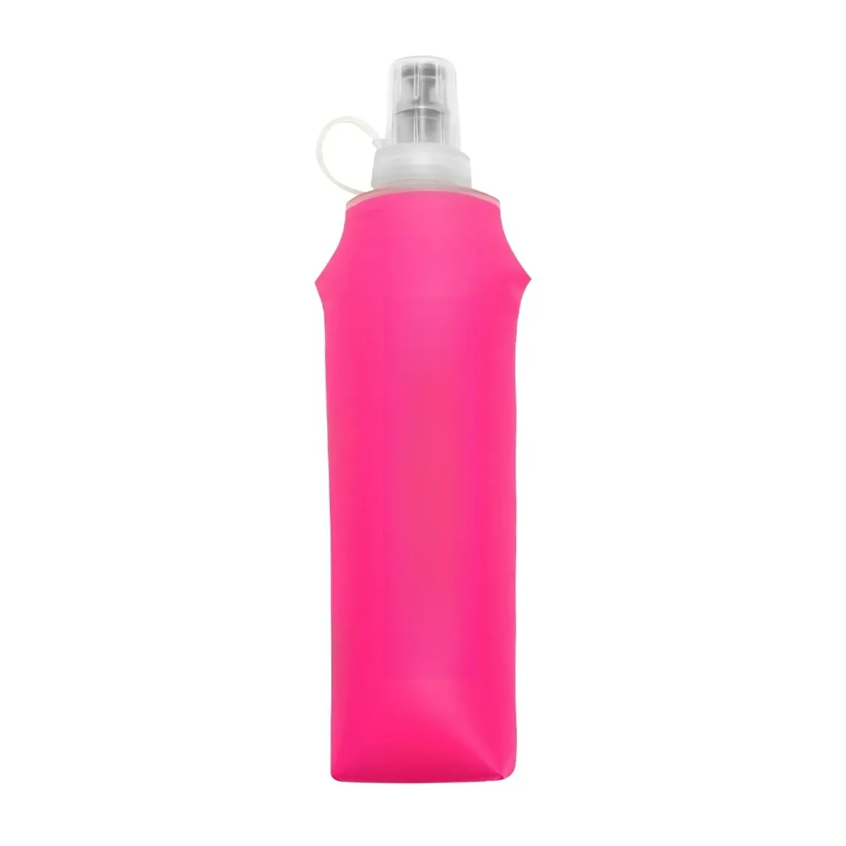 Bouteille d'eau pliable en silicone avec valve à morsure, idéale pour les voyages, le camping, la randonnée et la course à pied 4