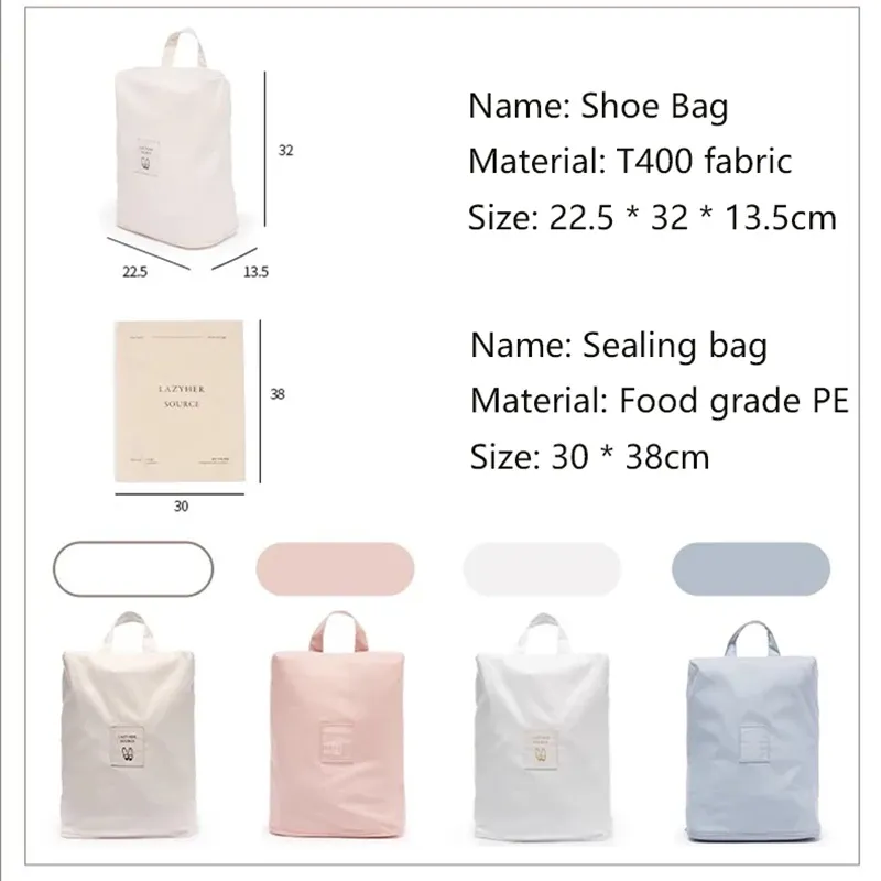 Sac de voyage étanche et portable pour chaussures 6