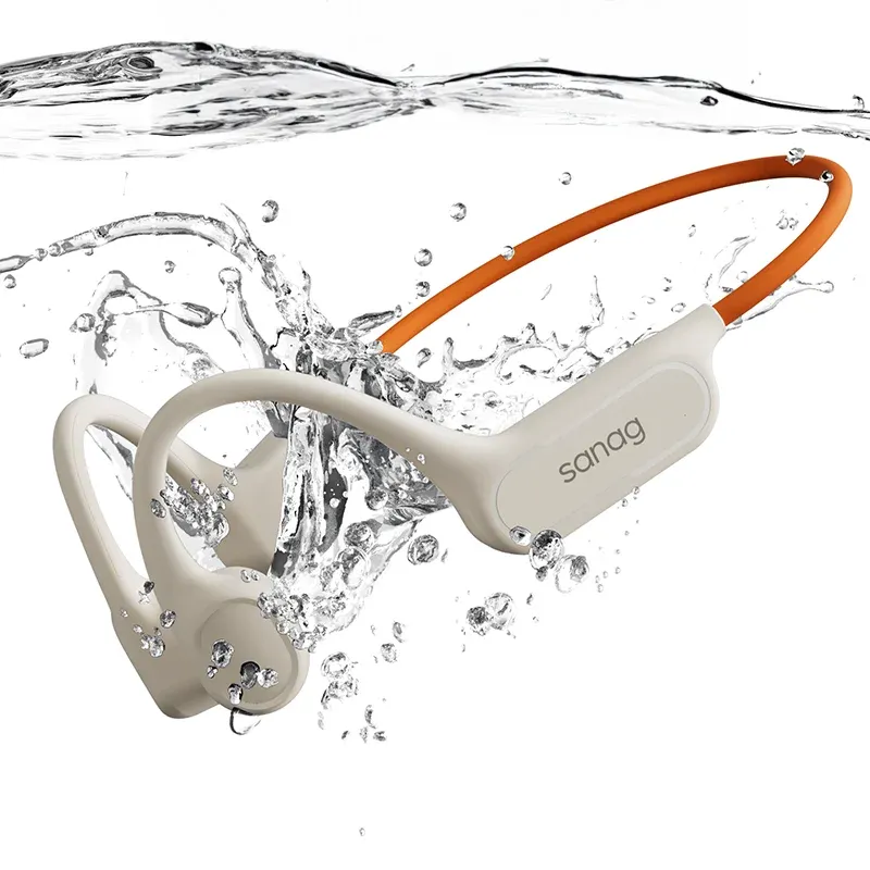 Sanag B33S Écouteurs Bluetooth à Conduction Osseuse, Oreille Ouverte, IPX8, Casque de Natation, Mémoire 32 Go, Casque Sans Fil, Lecteur MP3 9