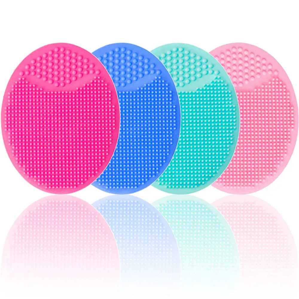 Brosse de bain en silicone pour bébé, brosse exfoliante et de massage pour le cuir chevelu et le corps 5