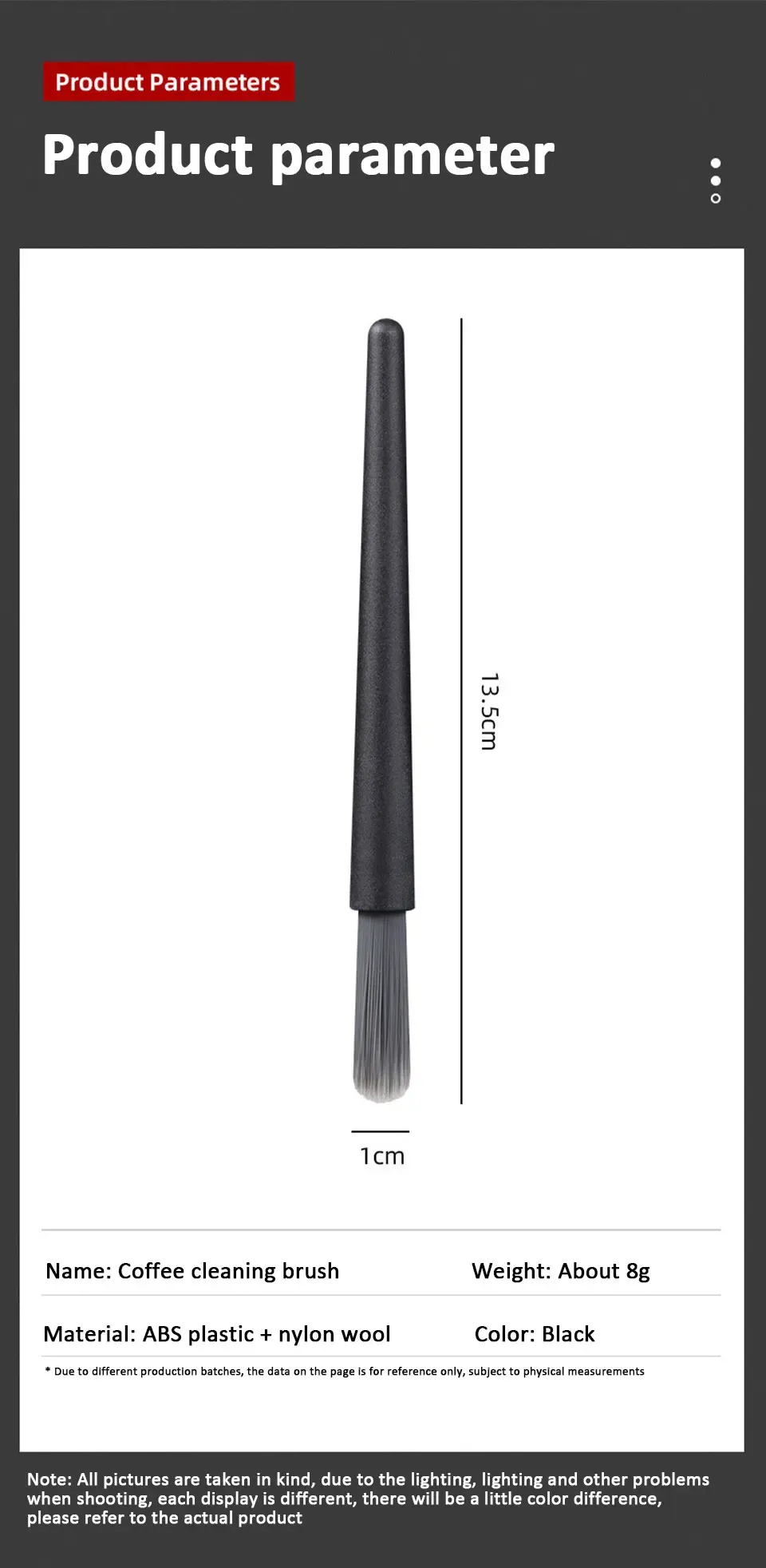 Brosse à café, nettoyage d'un moulin
