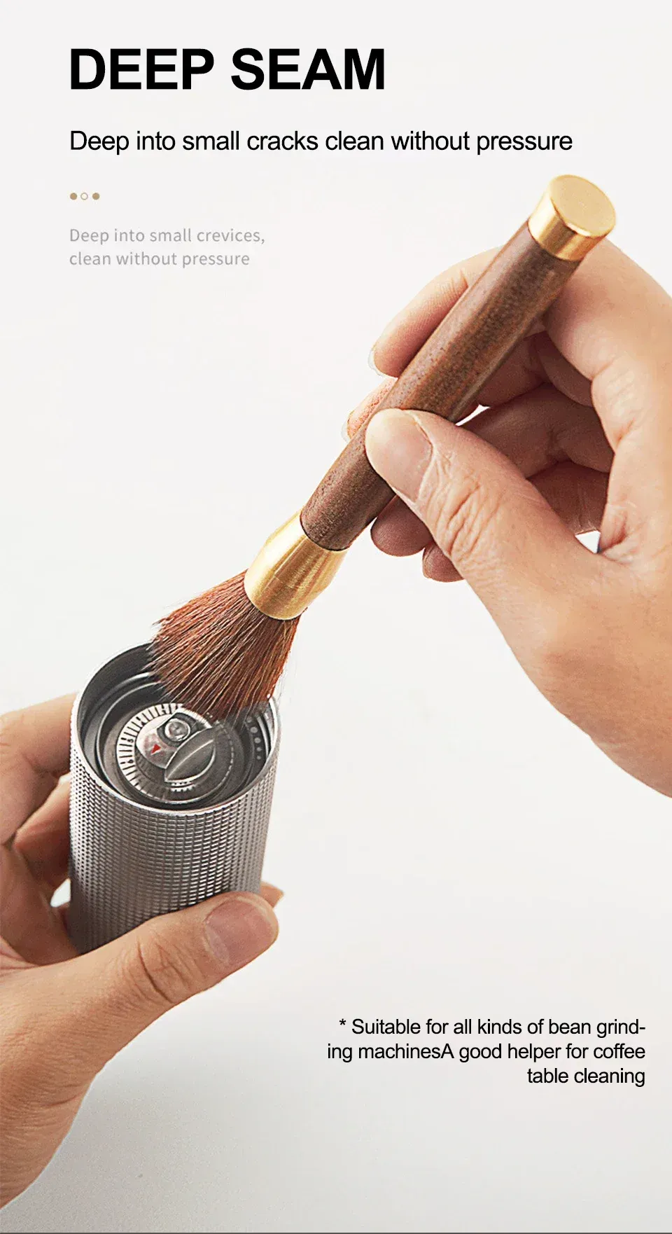 Brosse à café, nettoyage précis