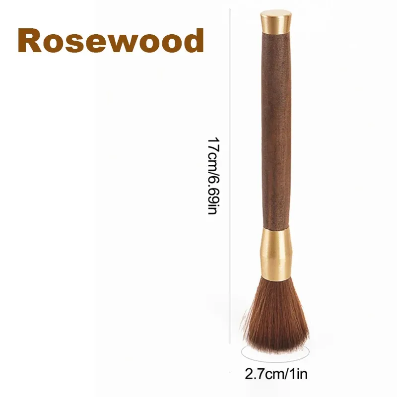 Ensemble de brosses à café avec manche en bois ABS, brosse pour moulin à café et brosse à expresso pour éliminer les résidus de café 8