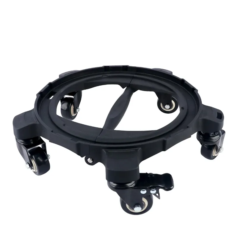 Chariot pliable pour seau de 5 gallons avec roulettes pivotantes à 360° – Seau de lavage de voiture pliable à roulettes avec organisateur – Rangement facile et portable 7
