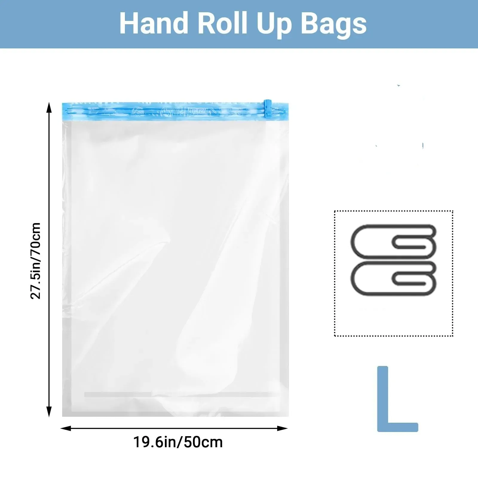 Sacs de rangement compressibles et réutilisables pour voyage 7