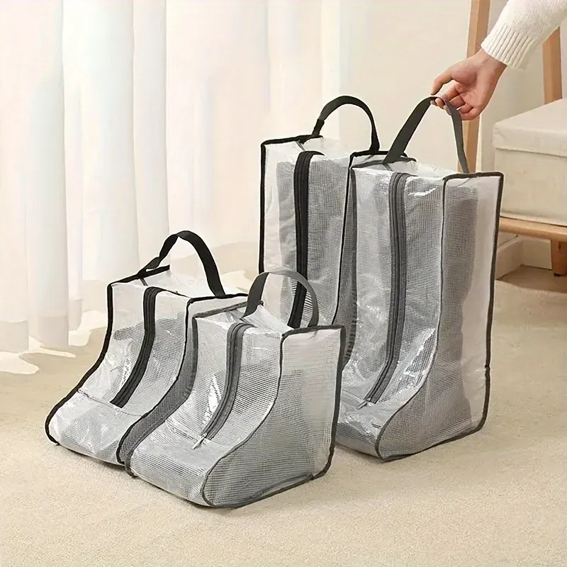 Sac de rangement portable pour bottes, imperméable et anti-poussière, idéal pour le voyage et la maison 3