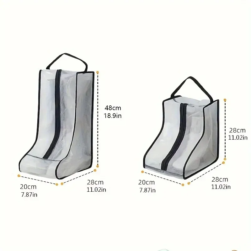 Sac de rangement portable pour bottes, imperméable et anti-poussière, idéal pour le voyage et la maison 4