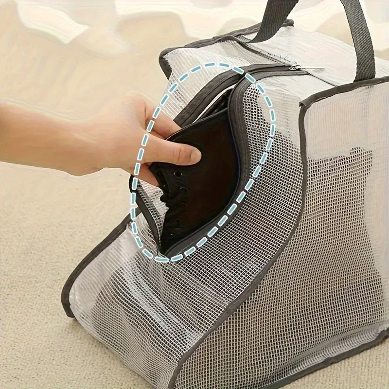 Sac de rangement portable pour bottes, imperméable et anti-poussière, idéal pour le voyage et la maison 5