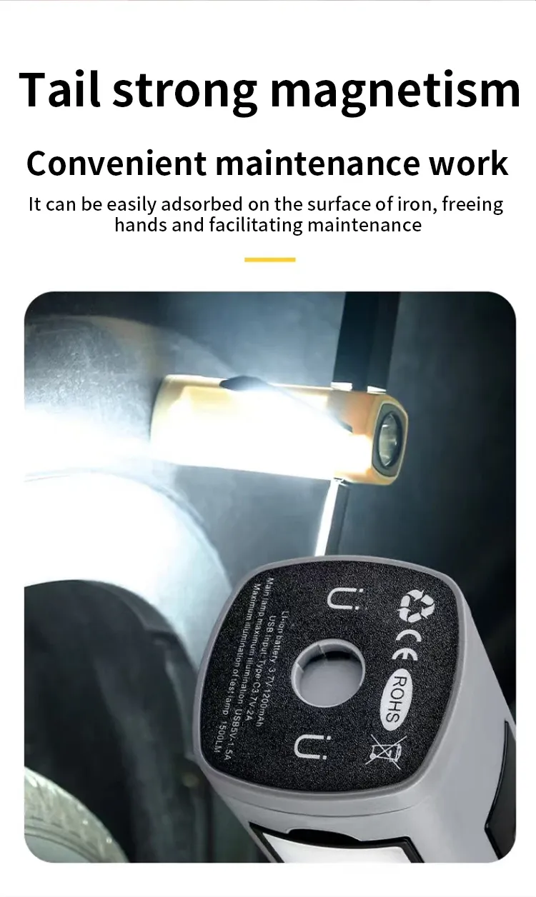 Lampe de camping en situation d'utilisation