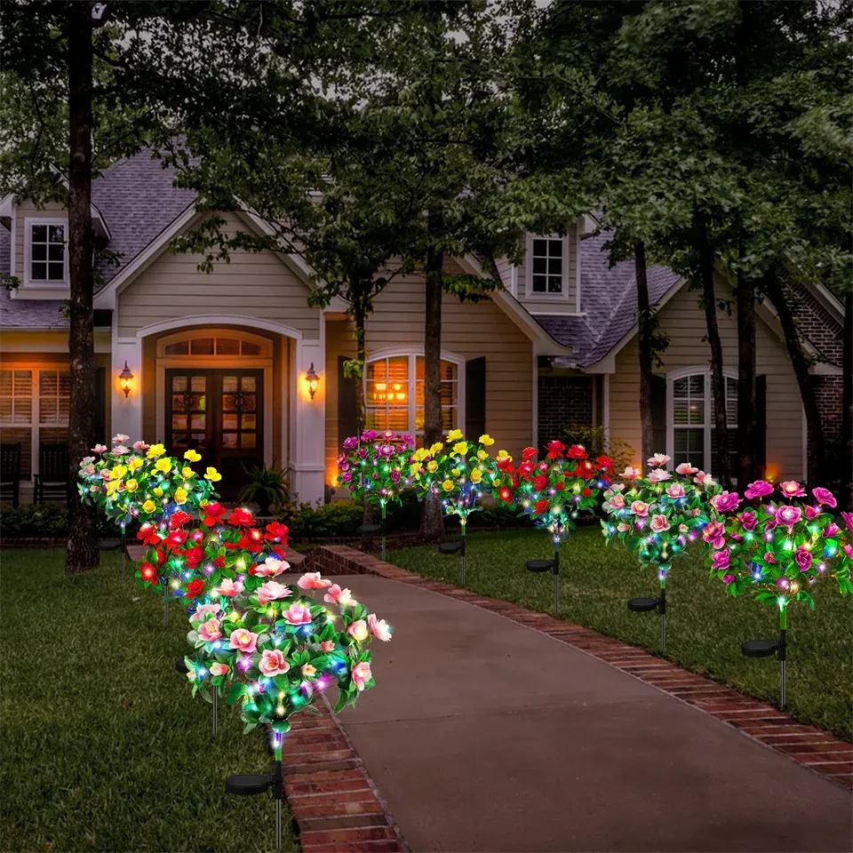 Ambiance chaleureuse créée par les fleurs solaires