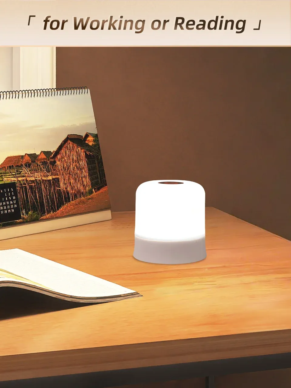 Lampe de nuit tactile GGbingo, vue rapprochée