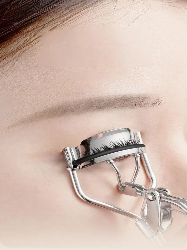 Recourbe-cils professionnel en acier inoxydable avec poignée confortable. Recourbe-cils en acier au carbone, adapté aux yeux gonflés et aux paupières simples, pour une courbure durable 5