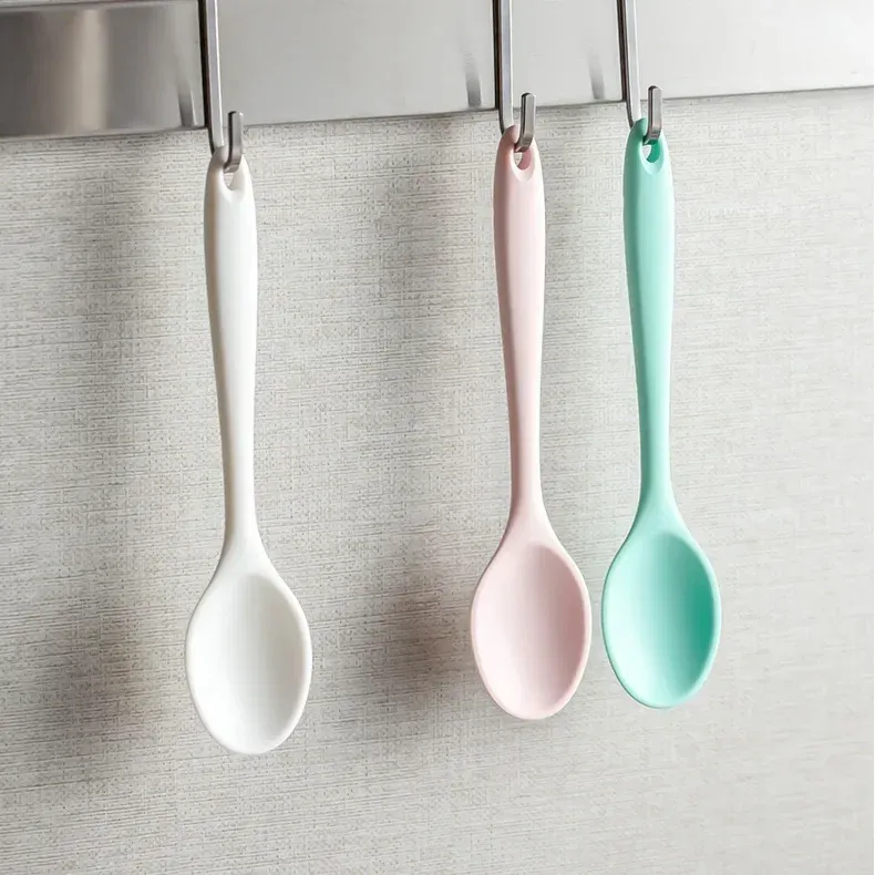 Cuillère en silicone 3 pièces, vue d'ensemble