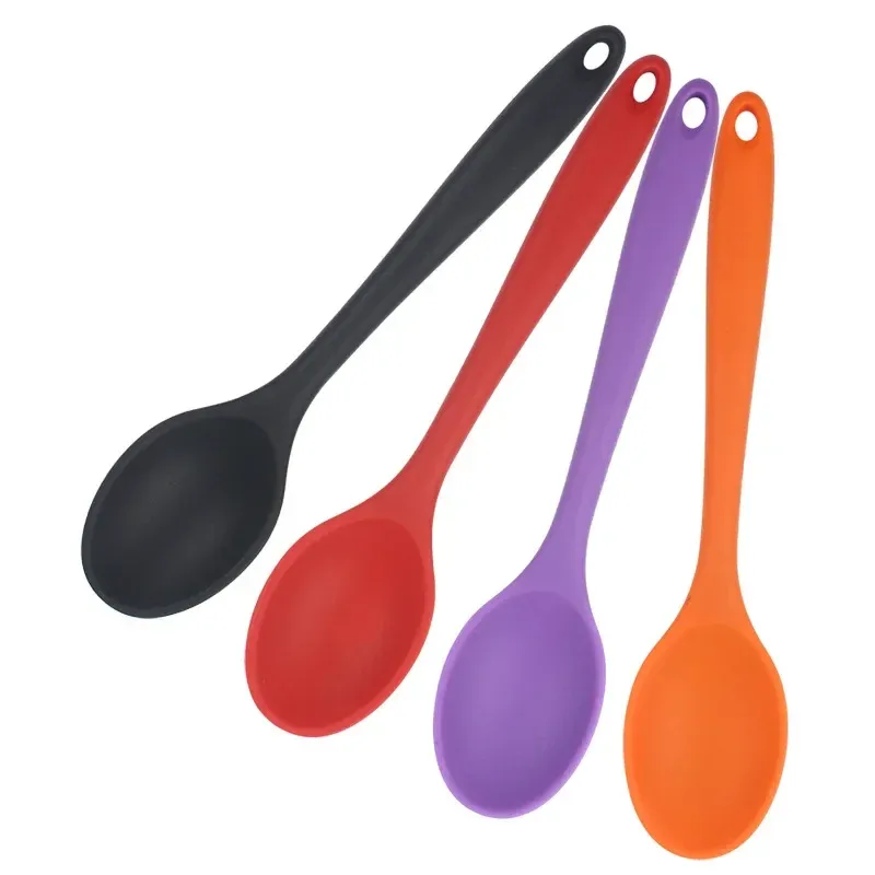 Cuillères en silicone, coloris disponibles