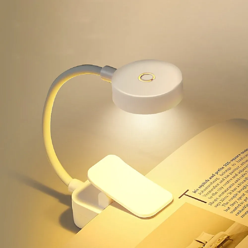 Mini lampe de lecture LED flexible à intensité réglable, portable et pliable, idéale pour la maison et les voyages 7
