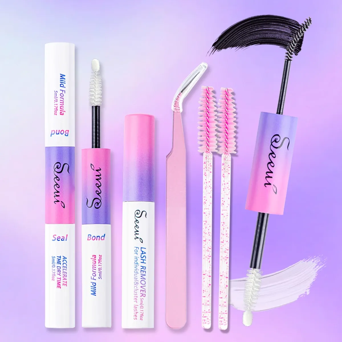 Colle pour extensions de cils, détail de la formule