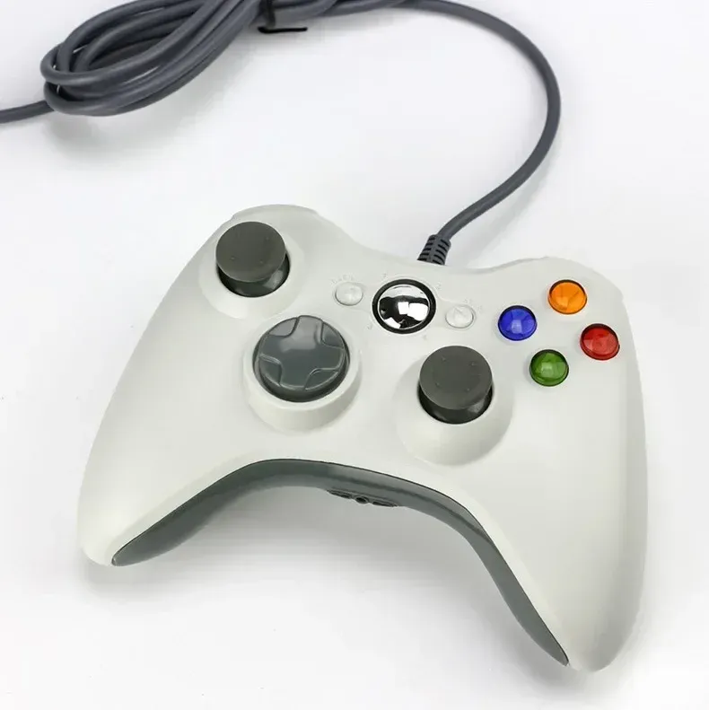 Détail du design de la manette filaire USB