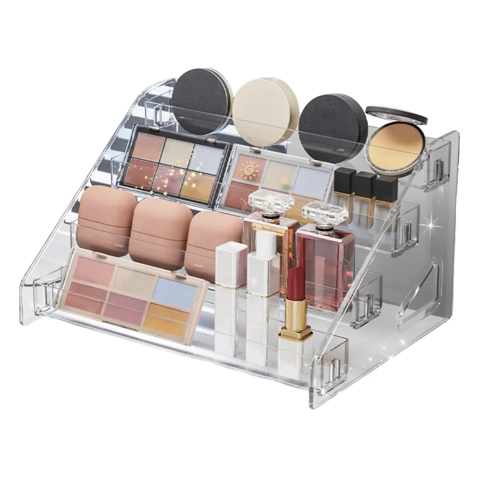 Organisateur de cosmétiques installé sur une coiffeuse