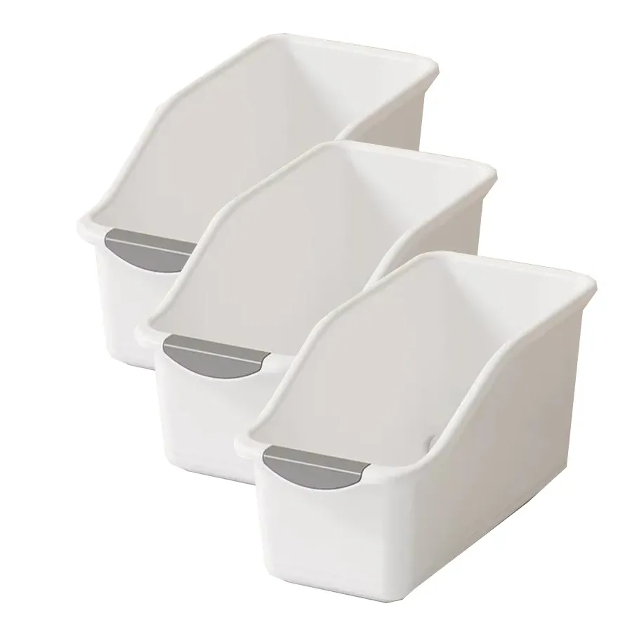 Organisateur sous évier en plastique à roulettes, bacs de rangement pour bouteilles, panier coulissant pour armoire de cuisine, lot de 2 ou 3 pièces 8