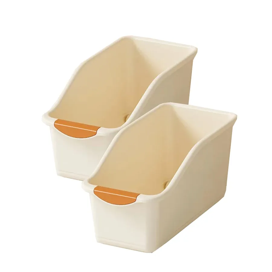 Organisateur sous évier en plastique à roulettes, bacs de rangement pour bouteilles, panier coulissant pour armoire de cuisine, lot de 2 ou 3 pièces 9