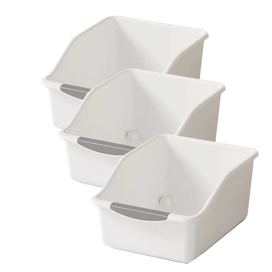 Organisateur sous évier en plastique à roulettes, bacs de rangement pour bouteilles, panier coulissant pour armoire de cuisine, lot de 2 ou 3 pièces 12