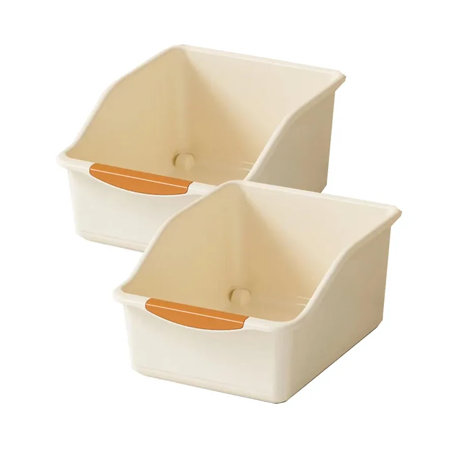 Organisateur sous évier en plastique à roulettes, bacs de rangement pour bouteilles, panier coulissant pour armoire de cuisine, lot de 2 ou 3 pièces 13