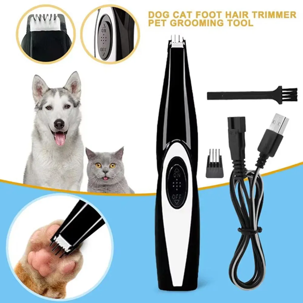 Tondeuse électrique sans fil pour animaux, en utilisation